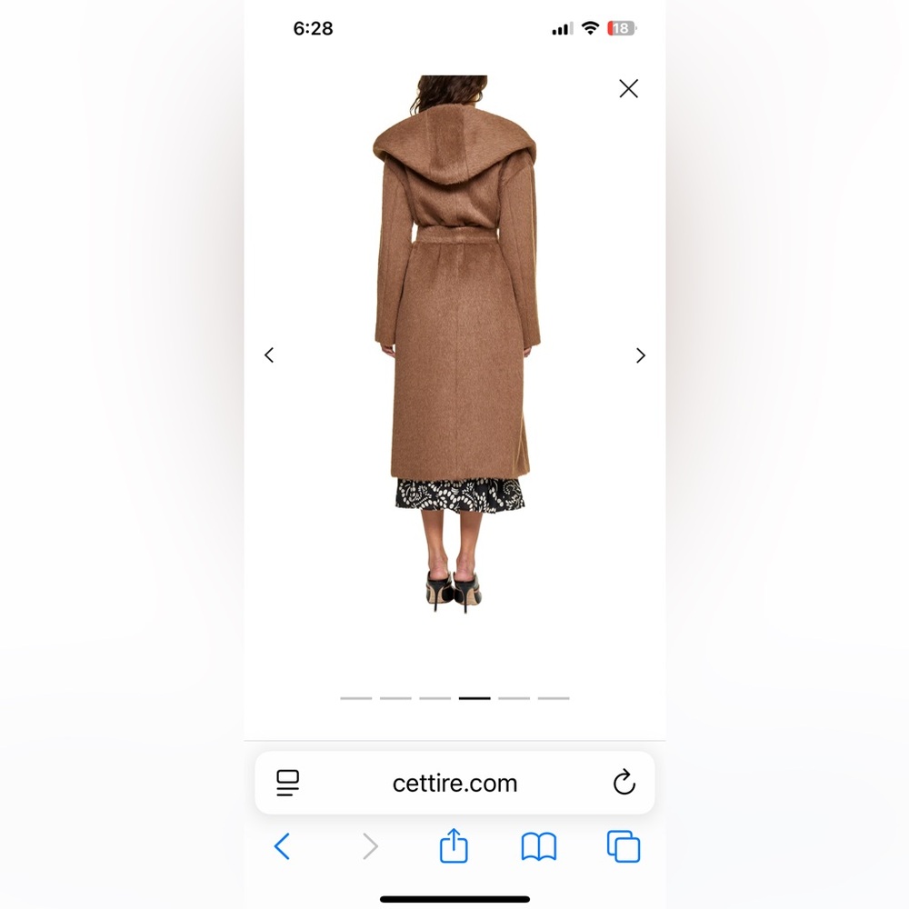 MAX MARA EGERIA AUTHENTIC COAT MADE IN ITALY Size 6 Fits 8/10 - Picture 4 of 11